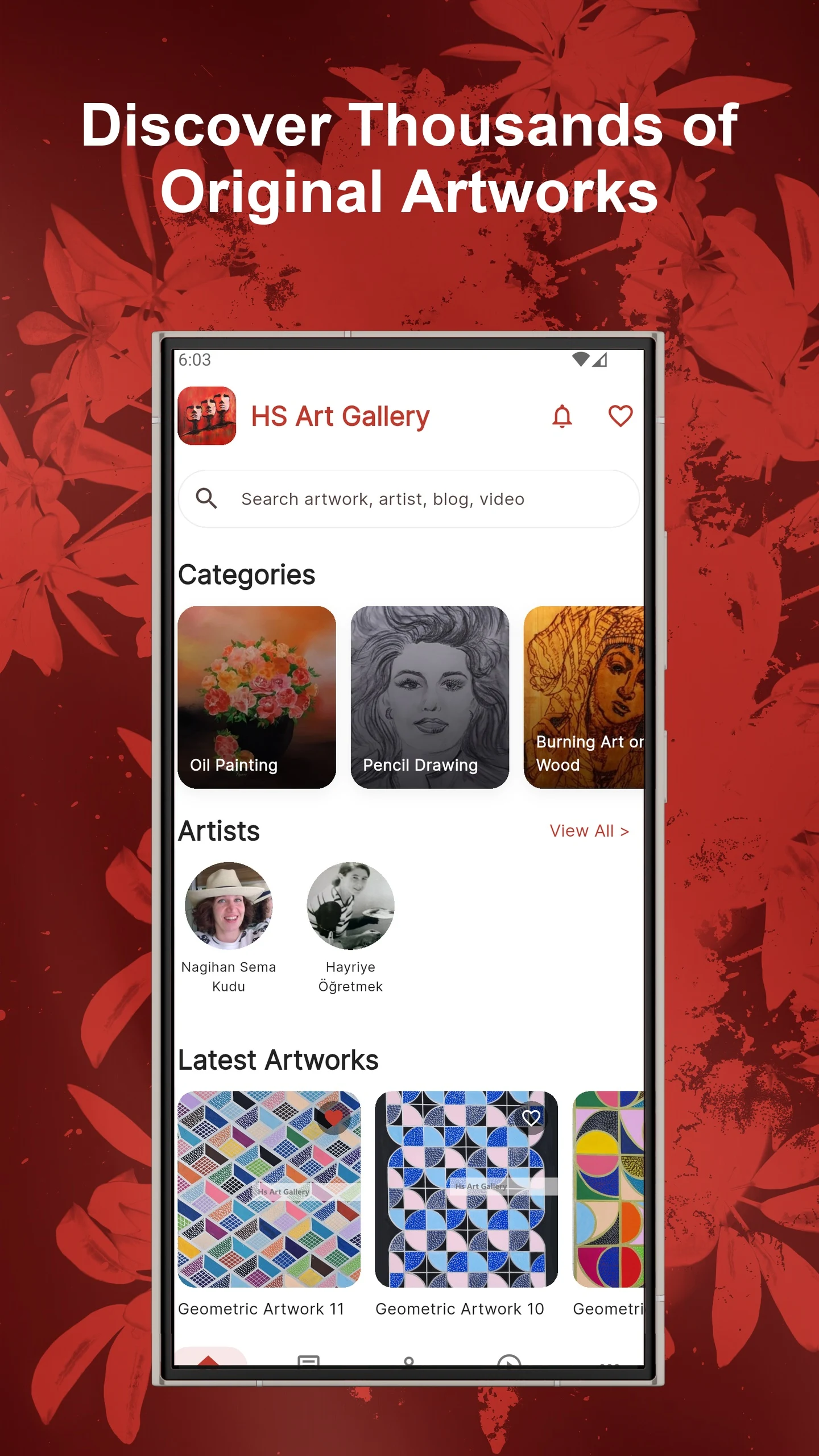 HS Art Gallery screenshot
